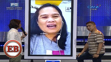 Eat Bulaga: Single mom na OFW, naluha sa mensahe ng kanyang mga anak