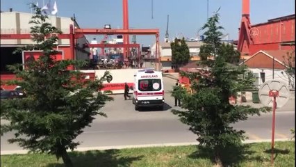 Tuzla'da tersanede karbondioksit zehirlenmesi
