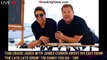 Tom Cruise jokes with James Corden about his exit from 'The Late Late Show': 'I'm sorry you go - 1br