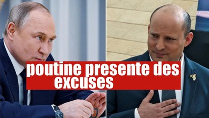 Poutine a présenté ses excuses à Israël après les propos de Lavrov