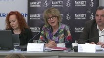 Uluslararası Af Örgütü savaş suçlarına ilişkin basın toplantısı düzenledi