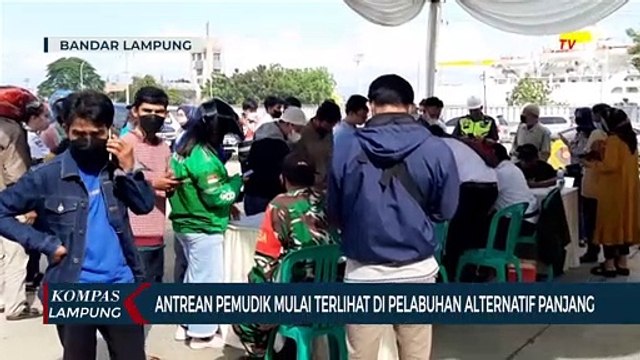 Antrean Arus Balik Mulai Terlihat di Pelabuhan Panjang