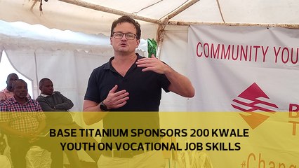 Base Titanium sponsors 200 Kwale youth on vocational job skills