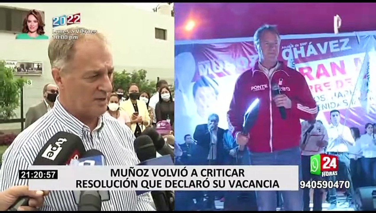 Dejó la alcaldía: Jorge Muñoz se despidió de trabajadores y vecinos de Lima