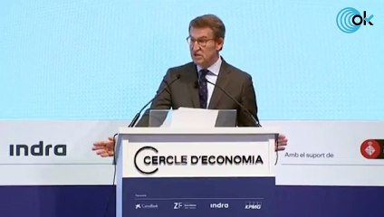 Feijóo alerta de la decadencia de Cataluña Debe hablar más de economía y menos de política