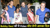 Bobby Deol Hugs Poor Street Kids, Watch The Heartwarming Video