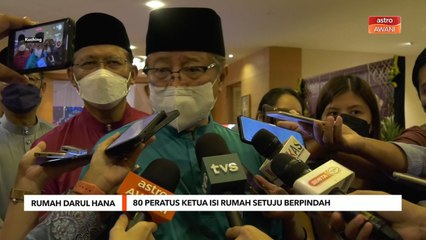 Rumah Darul Hana | 80 Peratus ketua isi rumah setuju berpindah