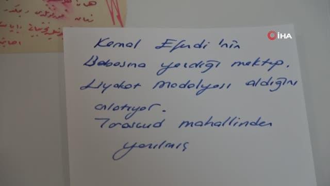 Atatürk'ün Çanakkale Savaşları'nda verdiği emirlerin ıslak imzalı dokümanları Çanakkale Savaşları Gelibolu Tarihi Alan Başkanlığı envanterinde