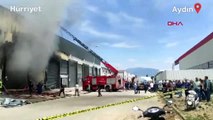 Aydın'da mobilya atölyesinde yangın paniği
