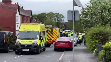 Staining road traffic accident