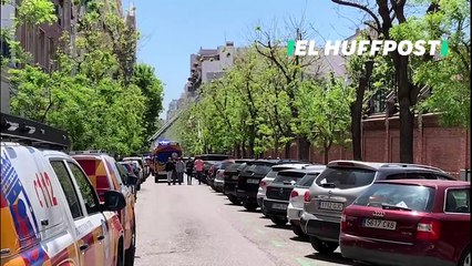 Registrada una fuerte explosión en un edificio del barrio Salamanca de Madrid