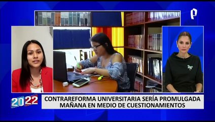 Silvana Robles: "Exhorto al presidente Castillo a observar la contrarreforma universitaria"