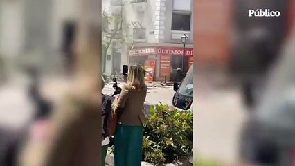 Vídeo de la explosión en el Barrio de Salamanca en Madrid