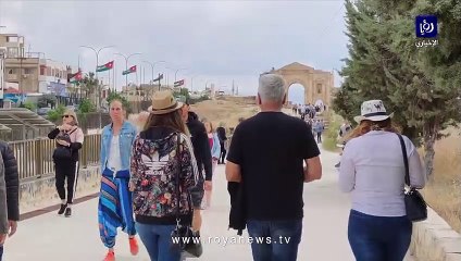 حركة سياحية نشطة في جرش