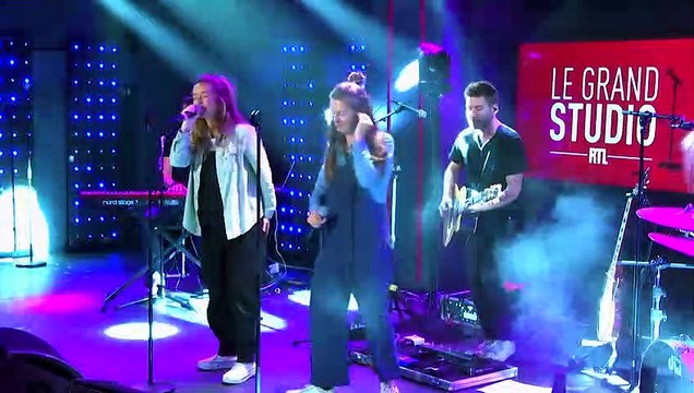 Les Frangines interprètent Donnez-moi dans Le Grand Studio RTL