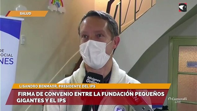 Firma de convenio entre la Fundación Pequeños Gigantes y el IPS