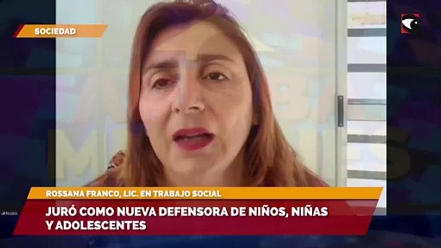 Juró como nueva defensora de Niños, Niñas y Adolescentes