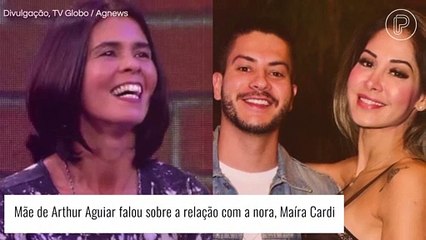 Mãe de Arthur Aguiar revela como reagiu com separação polêmica do ator: 'Não passei pano'