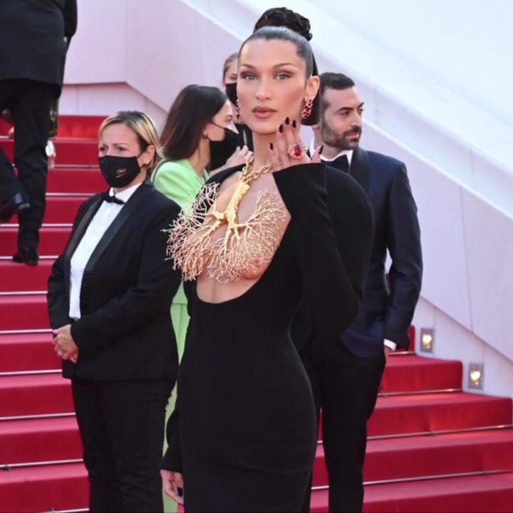Bella Hadid Wore Nipple Pasties and Sheer Stockings to the 2022 Met Gala After-Party