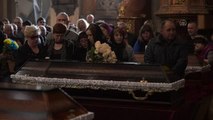 Son dakika haberleri: Lviv'de 3 Ukrayna askeri için cenaze töreni düzenlendi