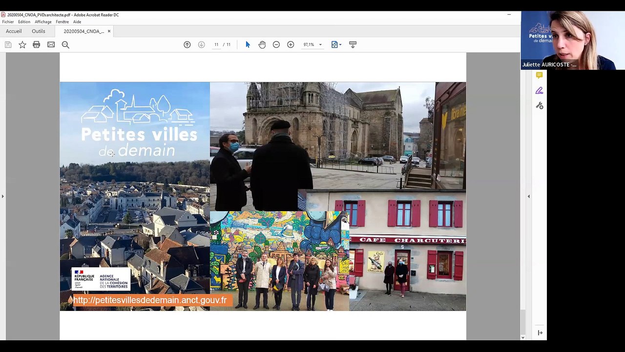 Webinaire Petites villes de demain : quelle place pour l’architecte ?