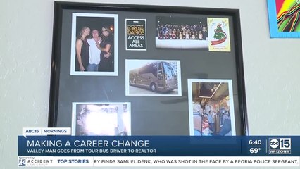 Valley man goes from tour bus driver to realtor