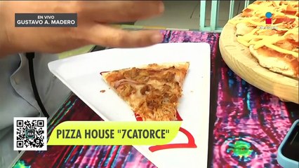 Atalo Mata Othón desayuna pizza en "7 Catorce"