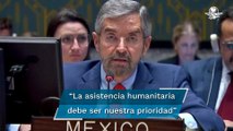 México llama en la ONU al cese de hostilidades ante el conflicto Rusia-UcraniaMéxico llama en la ON
