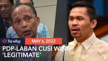 Comelec rules Cusi’s PDP-Laban wing is legitimate, not Pacquiao’s