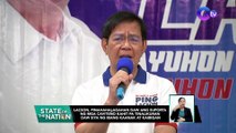 Lacson, pinahahalagahan daw ang suporta ng mga Caviteño kahit pa tinalikuran daw siya ng ibang kaanak at kaibigan | SONA