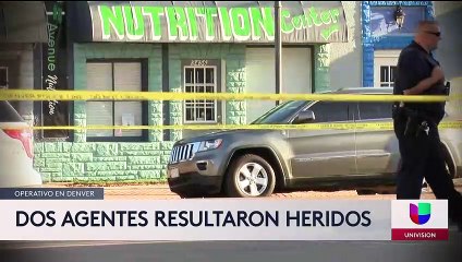 Dos agentes resultaron heridos