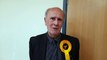 Cllr Peter Chegwyn celebrates Liberal Democrat victory in Gosport
