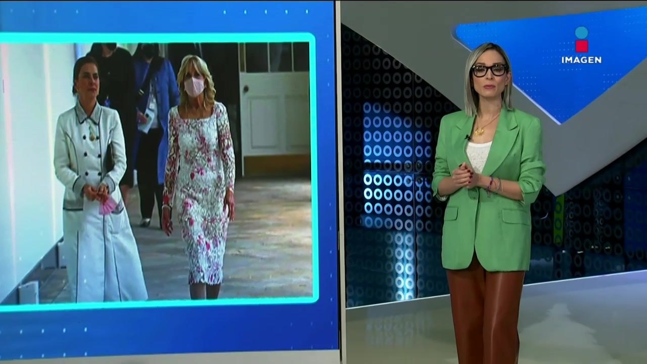 Beatriz Gutiérrez Müller es recibida en la Casa Blanca