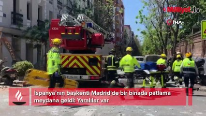 İspanya’nın başkenti Madrid’de patlama! Yaralılar var