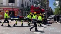 Dos desaparecidos y 18 heridos en una explosión en un edificio del barrio de Salamanca de Madrid