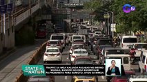 Traffic sa mga kalsada palabas ng Metro Manila, bunsod ng mga bumibiyahe pa-probinsiya para bumoto, ayon sa MMDA | SONA