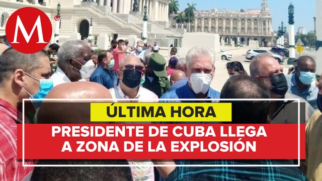 A través de un tweet se confirma la presencia del Presidente Diaz Canel en el Hotel Saratoga