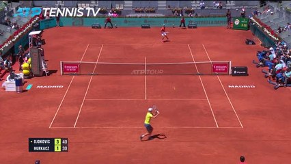 Madrid - Djokovic passe sans danger
