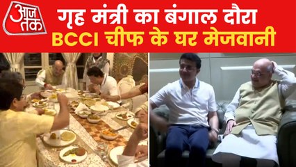 Beautiful pictures of Amit shah at dinner with BCCI chief