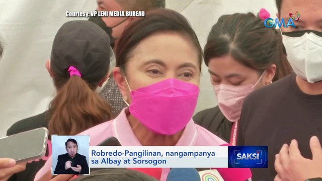 Robredo-Pangilinan, nagdaos ng grand rally sa Naga City | Saksi