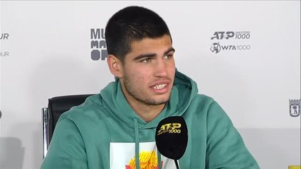 Alcaraz: "Pocos pueden decir que han ganado a Rafa en tierra batida"
