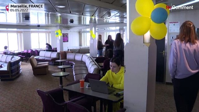 Marseille : le ferry Méditerranée , un refuge temporaire pour 800 réfugiés ukrainiens