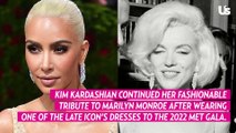 Kim Kardashian Wore a 2nd Marilyn Monroe Dress After ‘Special’ Met Gala