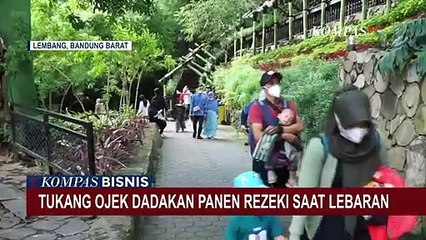 Berkah Lebaran! Tukang Ojek Dadakan Panen Rezeki