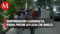 Comunidad Wixárika se dirige a la Ciudad de México desde Zapopan
