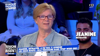 Jeanine, retraitée, a du mal à joindre les deux bouts, témoigne