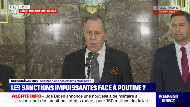 Pour Lavrov, l'embargo sur le pétrole envisagé par l'UE ne va pas briser la volonté du peuple russe