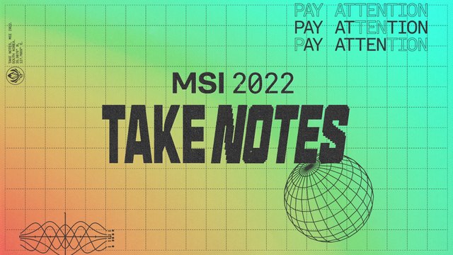 TOMEN NOTA MSI 2022 League of Legends