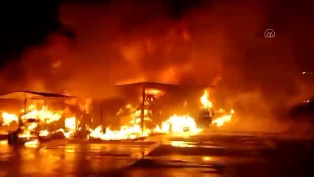 Son dakika haber... KAHRAMANMARAŞ - İş yerinde çıkan yangın söndürüldü