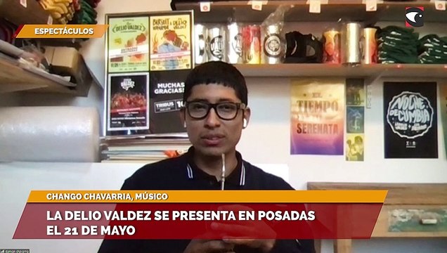 La Delio Valdez se presenta en Posadas el 21 de mayo
